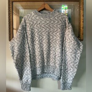 Vintage Tony Lambert Cotton Zig Zag Sweater